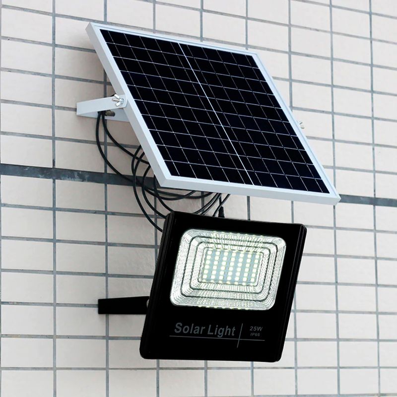 Proyector LED SOLAR 25W + Panel Interlight