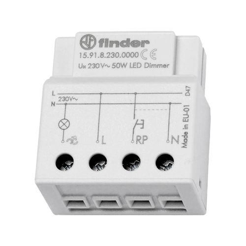 RELÉ DE IMPULSOS FINDER DIMMER 50W APTO LED