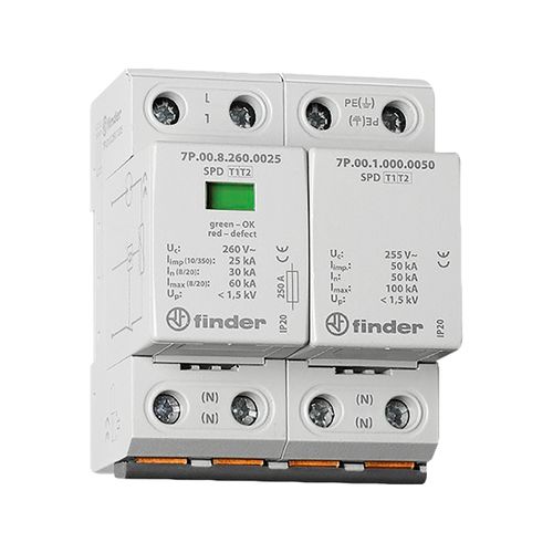DISPOSITIVO DE PROTECCIÓN FINDER CONTRA SOBRETENSIONES IP40