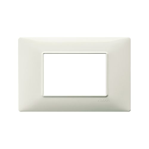 PLACA VIMAR PLANA TECNOPOLÍMERO 3 MÓDULOS