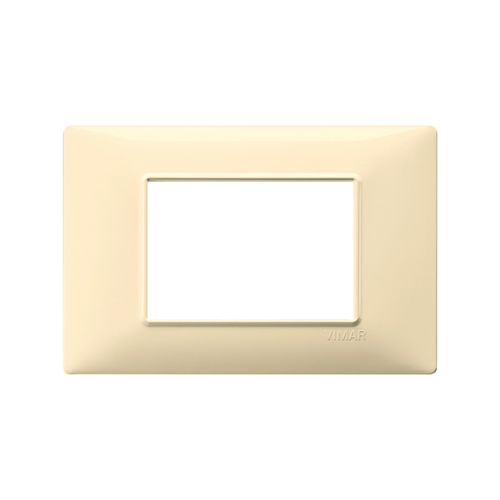 PLACA VIMAR PLANA TECNOPOLÍMERO 3 MÓDULOS