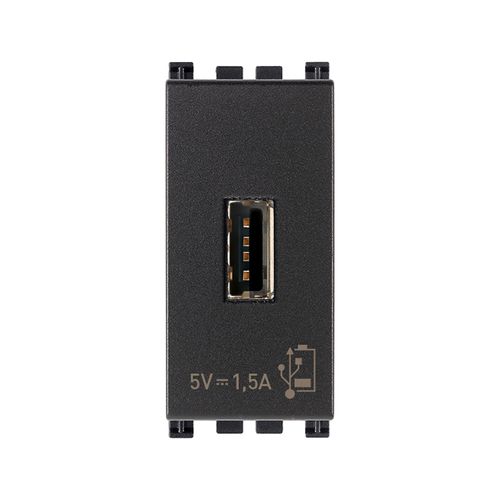 UNIDAD USB VIMAR ARKÉ 1 MÓDULO 1.5A