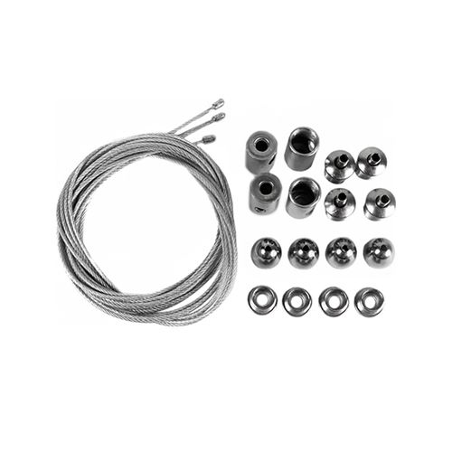 KIT DE 4 PIOLAS DE SUSPENSIÓN LED STUDIO PARA PANEL (1 METRO)