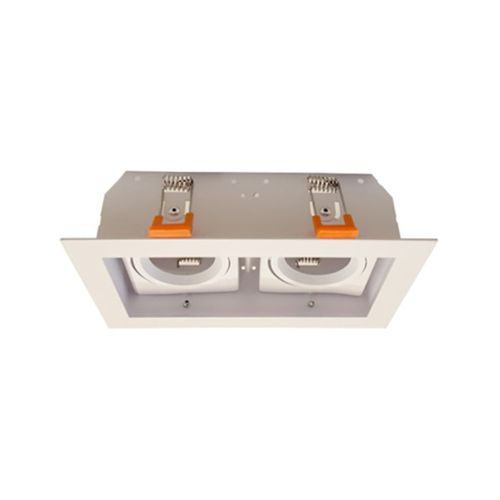 PORTA GU10 LED STUDIO CAJA DOBLE SMALL (SIN AMPOLLETA)