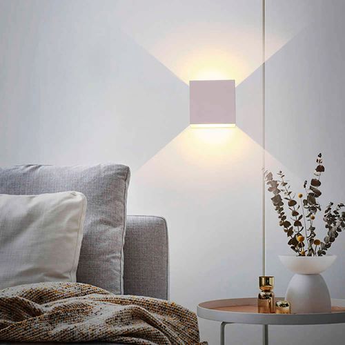 APLIQUÉ MURO LED STUDIO SQUARE 6W LUZ CÁLIDA