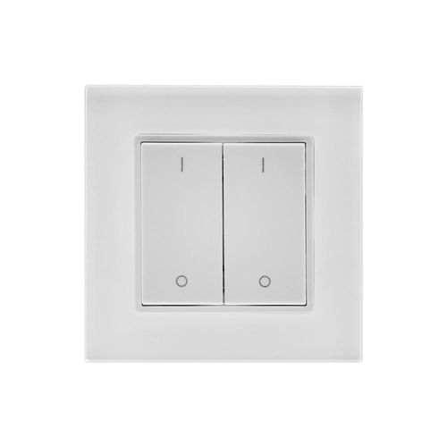 DIMMER MURO LED STUDIO SERIE 1009 RF UN COLOR DOS TECLAS DOS ZONAS