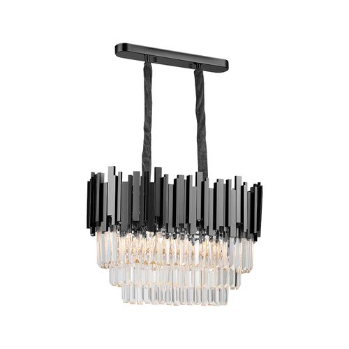 LÁMPARA COLGANTE BLUMENAU BAÚ RECTANGULAR + 6 AMPOLLETAS E14