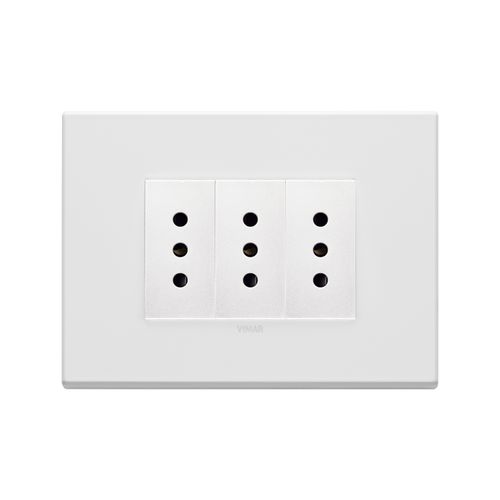 PLACA VIMAR EIKON EXÉ 3 MÓDULOS