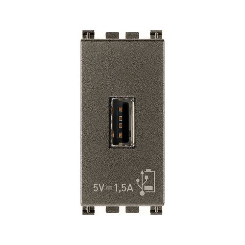 UNIDAD USB VIMAR ARKÉ 1 MÓDULO 1.5A