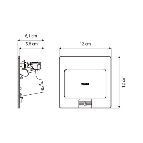 CAJA PLEGABLE VIMAR 3 MÓDULOS PARA N10900048