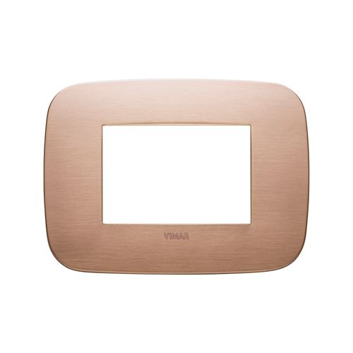 PLACA ROUND VIMAR ARKÉ METAL-ELITE 3 MÓDULOS