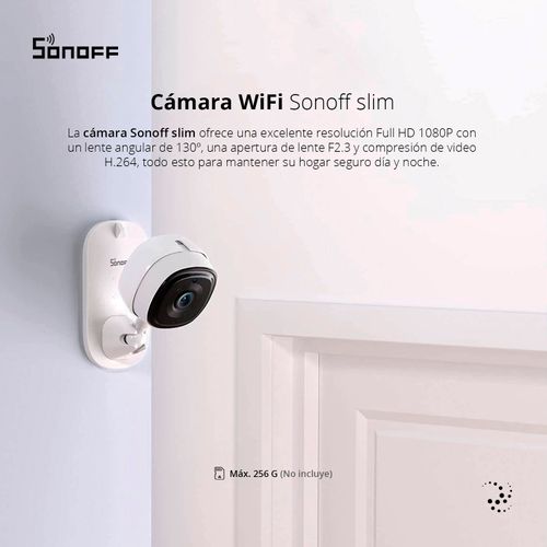 CÁMARA SONOFF SEGURIDAD WIFI FULL HD SLIM