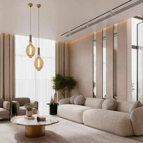 LÁMPARA COLGANTE LED STUDIO GOLIAT 8W LUZ CÁLIDA