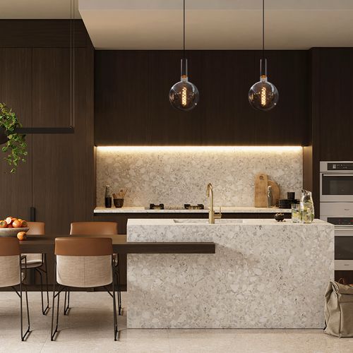 LÁMPARA COLGANTE LED STUDIO TITAN 8W LUZ CÁLIDA