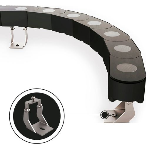 BASE AJUSTABLE LED STUDIO PARA UNIR WASH BAR CURVO