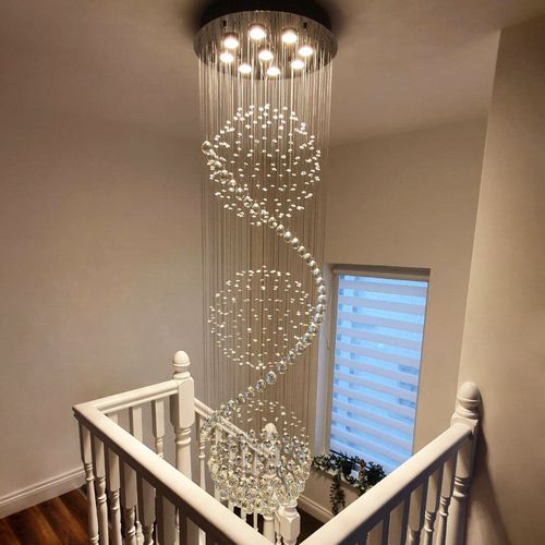 LÁMPARA COLGANTE LED STUDIO STELLA CHANDELIER CRYSTAL BIG 61.1W