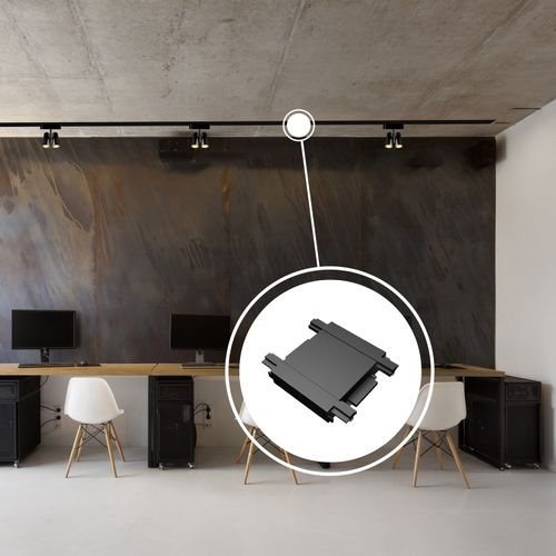 CONECTOR INTERNO LINEAL LED STUDIO PARA RIEL MAGNÉTICO SLIM