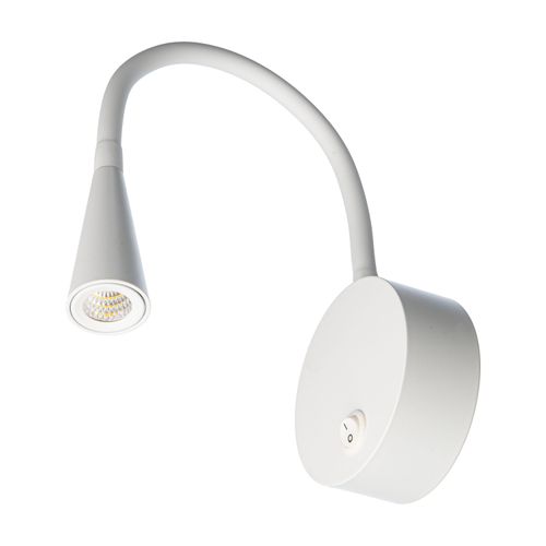 APLIQUÉ MURO VONDERK WALLER LECTURA DIRIGIBLE 3W LUZ CÁLIDA 220V BLANCO