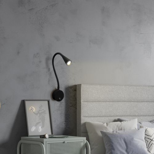 APLIQUÉ MURO VONDERK WALLER LECTURA DIRIGIBLE 3W LUZ CÁLIDA 220V BLANCO