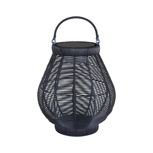 LÁMPARA PORTATIL LED STUDIO RATÁN ANNIE RECARGABLE SOLAR 150LM 2.4W LUZ CÁLIDA IP65