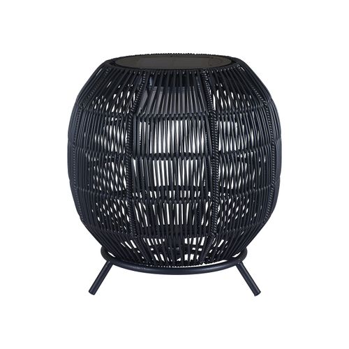 LÁMPARA PORTATIL LED STUDIO RATÁN FRANK RECARGABLE SOLAR 150LM 2.4W LUZ CÁLIDA IP65