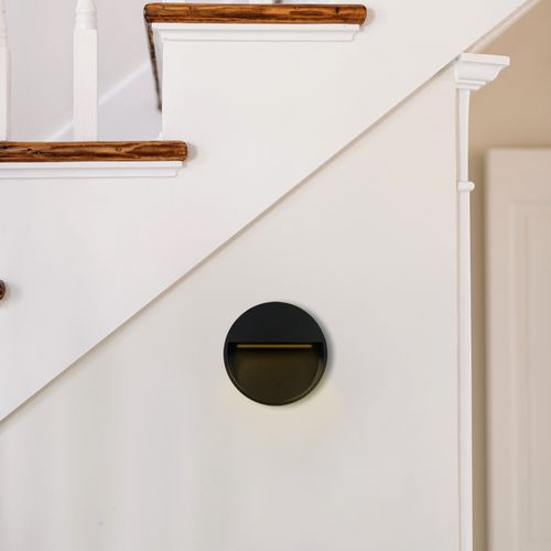 APLIQUÉ MURO LED STUDIO CIRCULAR SMALL 3W LUZ CÁLIDA IP54