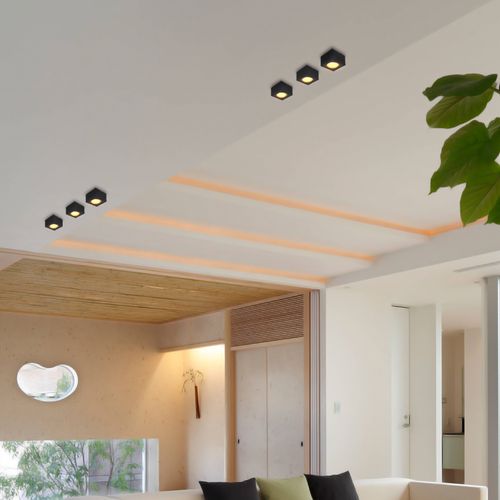 FOCO SOBREPUESTO CIELO LED STUDIO CUADRADO 3.2W IP54