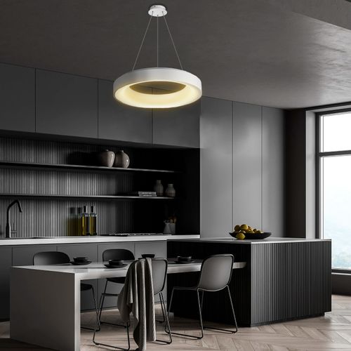 LÁMPARA COLGANTE LED STUDIO AIR 55W LUZ CÁLIDA ARO Ø60