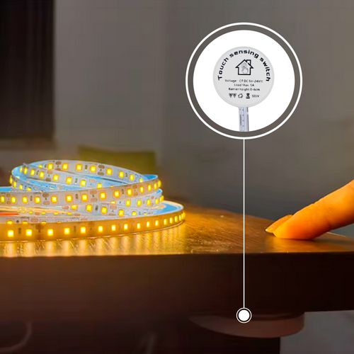 INTERRUPTOR LED STUDIO CON SENSOR ON/OFF DE BARRIDO MANUAL