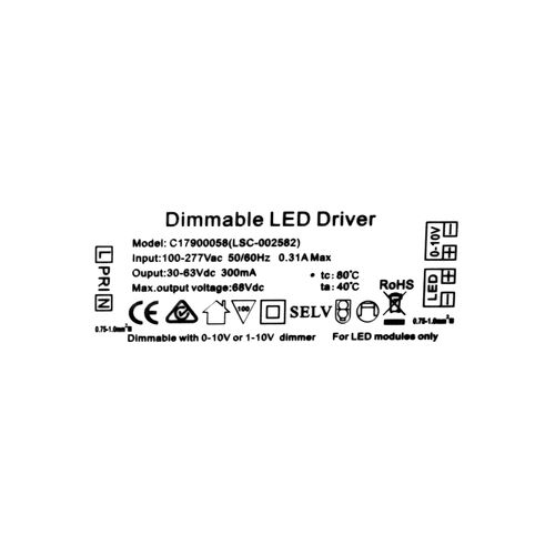 DRIVER LED STUDIO CV20 18W DIMEABLE 0-10V IP20 (PARA PANEL C179)
