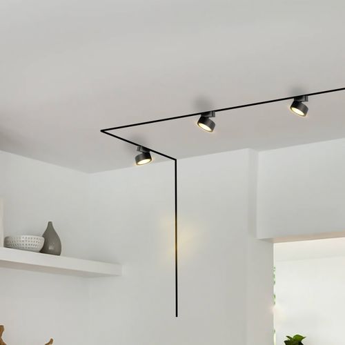 FOCO RIEL LED STUDIO PARA RIEL MAGNÉTICO DIRIGIBLE 8W LUZ CÁLIDA