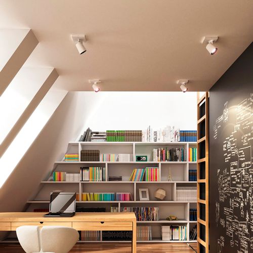 FOCO SOBREPUESTO CIELO / MURO LED STUDIO DIRIGIBLE SIMPLE 7W