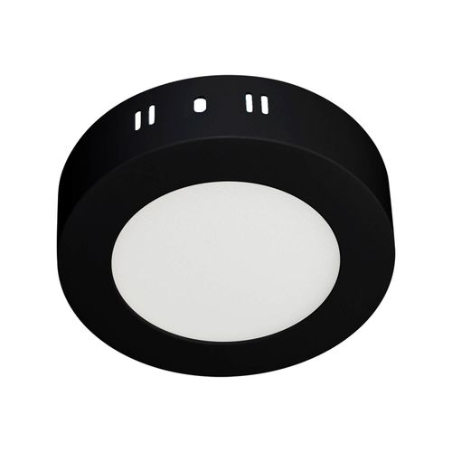 PLAFÓN LED STUDIO ALUM REDONDO 6W LUZ CÁLIDA IP20 Ø11.5x3.4CM