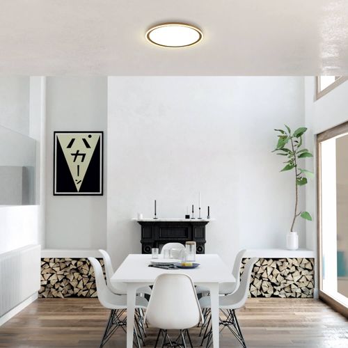 PLAFÓN LED STUDIO ANDER REDONDO 100W LUZ CÁLIDA Ø80x6CM