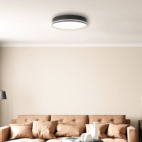 PLAFÓN LED STUDIO RETRAÍDO REDONDO 180W LUZ CÁLIDA Ø100x8CM