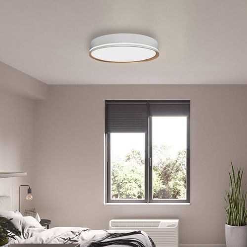 PLAFÓN LED STUDIO RETRAÍDO REDONDO 180W LUZ CÁLIDA Ø100x8CM