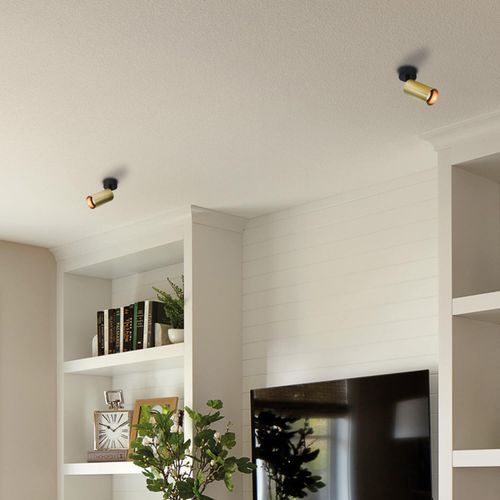 FOCO SOBREPUESTO CIELO / MURO LED STUDIO REDONDO DIRIGIBLE LISO ALTO 7W