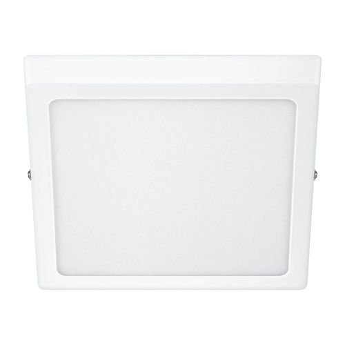 PLAFÓN CUADRADO PHILIPS DL252 12W LUZ CÁLIDA BLANCO H2.8 16x16 CM