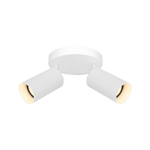 FOCO SOBREPUESTO CIELO / MURO LED STUDIO REDONDO DOBLE DIRIGIBLE LISO 9.4W