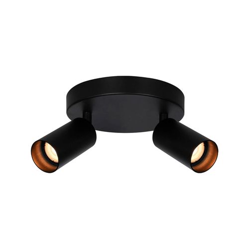 FOCO SOBREPUESTO CIELO / MURO LED STUDIO REDONDO DOBLE DIRIGIBLE LISO 9.4W