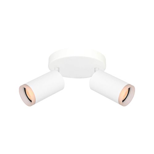 FOCO SOBREPUESTO CIELO / MURO LED STUDIO REDONDO DOBLE DIRIGIBLE BORDE 9.4W