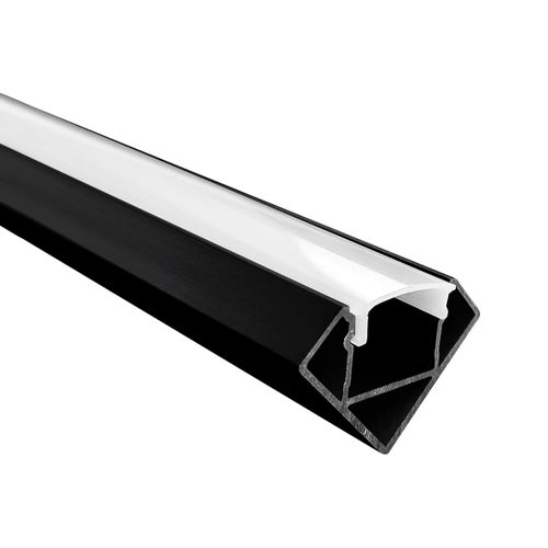 PERFIL PARA CINTA LED STUDIO SOBREPUESTO TRIANGULAR (2 METROS) H1.8 2.5x200 CM