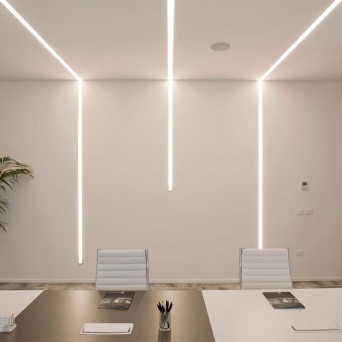 PERFIL PARA CINTA LED STUDIO EMBUTIDO CUADRADO (2 METROS) H1.2 2.2x200 CM