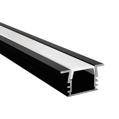 PERFIL PARA CINTA LED STUDIO EMBUTIDO CUADRADO (2 METROS) H1.2 2.2x200 CM