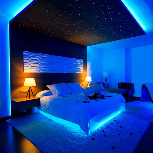 CINTA LED STUDIO COB 2835 15W/M LUZ AZUL 12V IP20 (5 METROS)