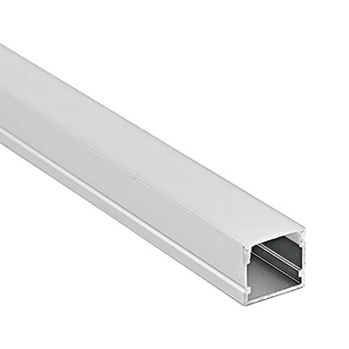 PERFIL PARA CINTA LED STUDIO SOBREPUESTO 2X2CM 2MTS H2 2x200 CM