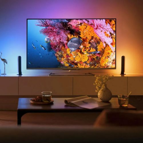 KIT PHILIPS HUE DOBLE BARRA PLAY LIGHT BAR 42W LUZ CÁLIDA FRÍA RGB