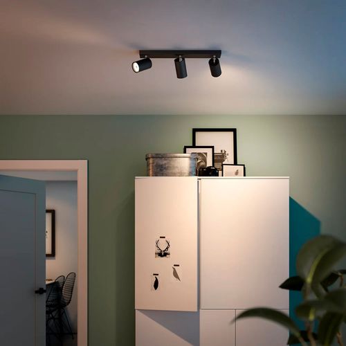 FOCO SOBREPUESTO CIELO / MURO PHILIPS KOSIPO TRIPLE DIRIGIBLE (SIN AMPOLLETA GU10)