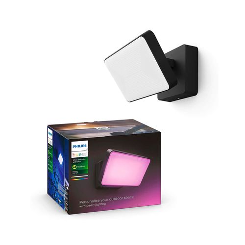 APLIQUÉ PROYECTOR PHILIPS HUE DISCOVER 15W LUZ CÁLIDA A FRÍA Y RGB IP44