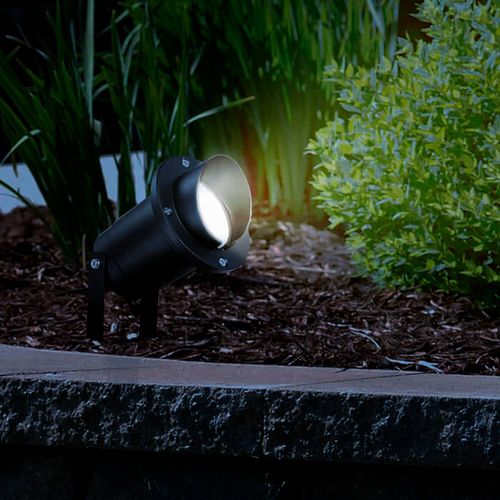 ESTACA LED STUDIO CON VISERA IP65 (SIN AMPOLLETA GU10)
